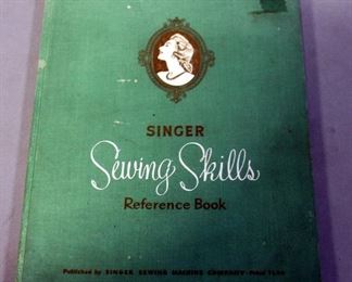 Singer Sewing Skills Reference Book, 1954, Illustrated, Hardcover