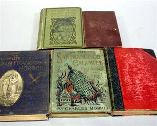 The Jamestown Flood, The Galveston Hurricane, And The San Francisco Earthquake, Many 1st Editions With Illustrations