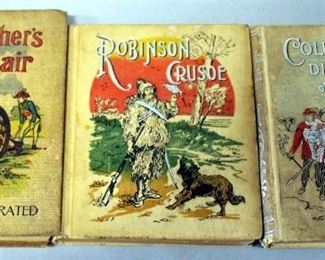 Robinson Crusoe, Columbus And Grandfather's Chair, 1890s, Illustrated