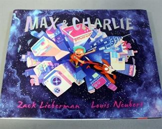 Max And Charlie, Signed And Inscribed Letter Laid In By Author, Hardcover And DJ, 1st Edition