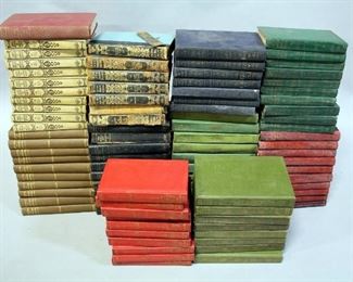 Classic Literature and Short Stories Volume Sets, Total Qty 94 Books, Some Illustrated