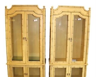 Mid Century Modern Bamboo Cabinets