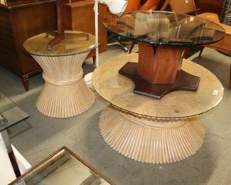 Sheaf of Bamboo Coffee & End Table Attributed to McGuire


