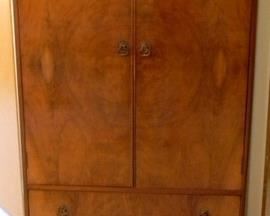 Beithcraft Furniture Manufactured by The Best Of Scotland Furniture mfg. coy. Ltd Beith Ayrshire Armoire with 2 Drawers (58.5”x 33”x17.5”)