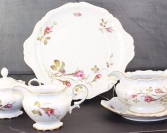 Royal Heidelberg Winterling German China Tea Set.              11.5” Serving Plate.                                                                                        