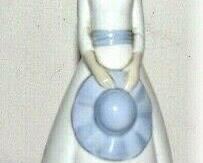 Vintage Porcelanas Miquel Requena Valencia.  Made in Spain  “Girl Holding Hat” 9” Figurine 