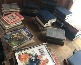 Old books and magazines