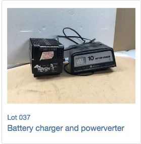 battery charger and powerverter