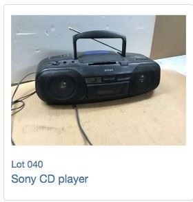 sony cd player