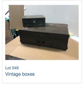 vintage boxes