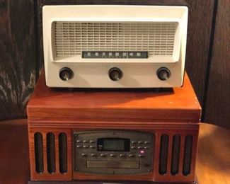 Vintage wooden Crosley Radios