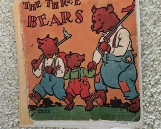 $12- Vintage The Three  bears book 