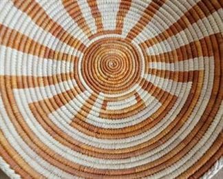 Native American woven plate/ basket