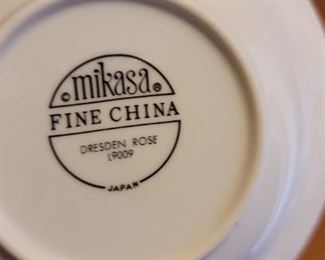 Mikasa china detail