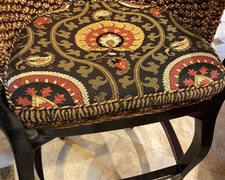 View with flip side of cushion