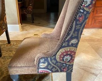 Another view of dining room chairs. 