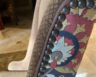 Another view of dining room chairs. 