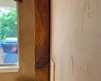 Side view of painting. 