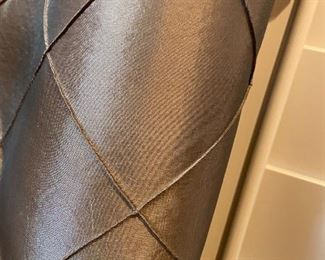 close up of window treatments