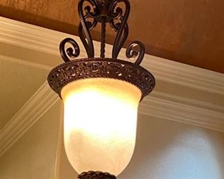 Large Chandelliers for sale but not removed yet.