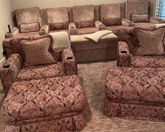 View of entire media room