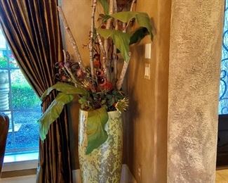 $250.  Fake floral decoration.  About 6.5-7 ft tall.  Better in real life than pics do it justice