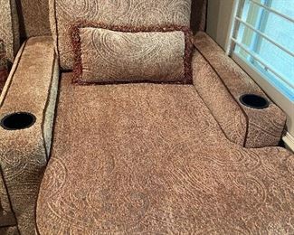 another media room  couch view