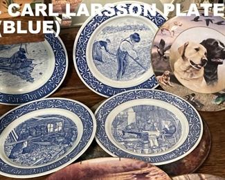 CARL LARSSON - A NAME COLLECTORS KNOW AND LOVE! DELFT BLUE PLATES