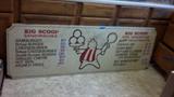 original Big Scoop super sandwiches sign. this particular business evidently used to be located in Mt. Vernon, Washington State