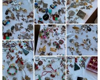 More earrings and pendants