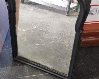 Ornate Carved Wood Decorative Mirror  Call