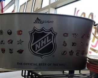 Brand New Coors NHL Oval Beer Buckets $25 Ea  2 available