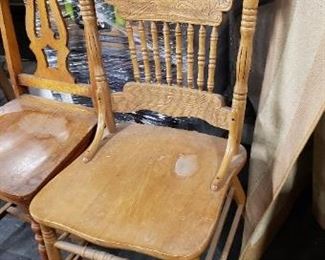 Vintage Solid Wood Side Chair $45