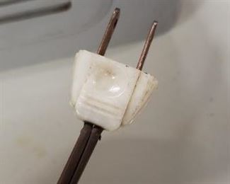 Vintage GE General Electric  Model #150 Tube Am Radio Space Age Gray Works   Call