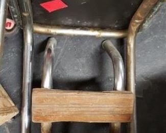 Vintage  MCM RED Step Stool Chair $75