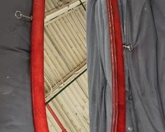 Vintage Framed Oval Mirror as Shown (no stand) $85