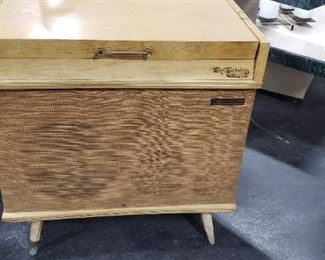 Olympic Model #692 MCM High Fidelity Stereophonic Am Fm Phono Combo Console Cabinet Call 