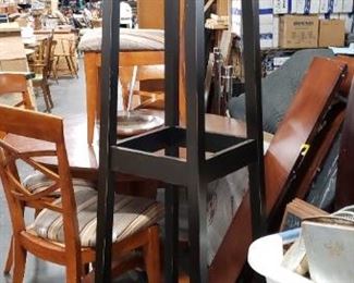 Espresso  Pyramid Clothes/Coat Rack Hall Tree with Bottom Shelf $95