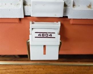 Vintage Plano Tackle Box with Contents in box only $50