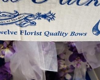 12 Pc. Florist Quality Sheer Chiffon Pew Box Pack New in Box    $50