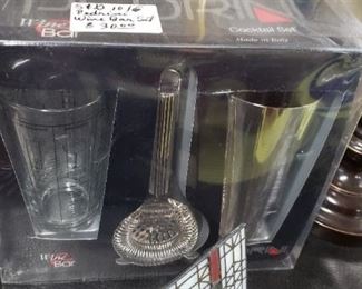 Pedrini Cocktail Set New in Box Made in Italy $30