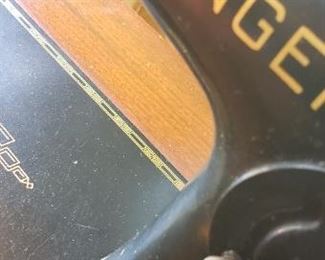 Vintage 1953 Singer #201-2 Straight Stitch Leather Sewing Machine With MCM Cabinet & Accessories  Works    $750