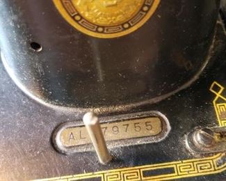 Vintage 1953 Singer #201-2 Straight Stitch Leather Sewing Machine With MCM Cabinet & Accessories  Works    $750