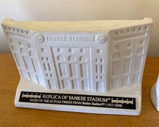 STEINER YANKEE STADIUM REPLICA MADE OF THE ACTUAL FRIEZE FROM YANKEE STADIUM     $40