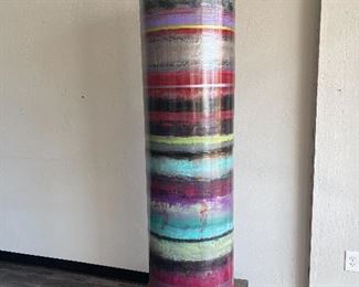 Metal contemporary art statue $300