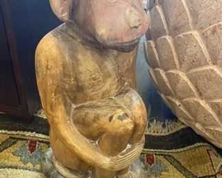 Monkey statue 2 ft tall $29.99