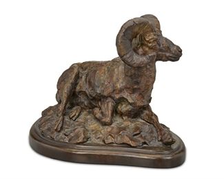 12
Tim Shinabarger
b. 1966, Montana
"Always Alert"
Patinated bronze
Signed: Shinabarger
Edition: 1/40
9.5" H x 14" W x 10" D
Estimate: $2,000 - $3,000