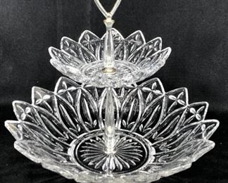 Two Tier Serving Plate