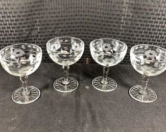 Vintage Champagne Glasses