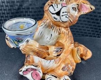 Orange Cat by Heather Goldminc